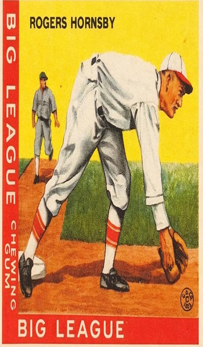 1933 R319 Goudey Baseball Rogers Hornsby #119 PSA 4.5