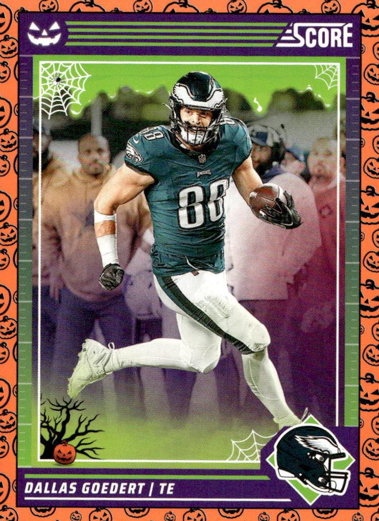 2024 Panini Score-a-Treat Football Pumpkin Dallas Goedert #230