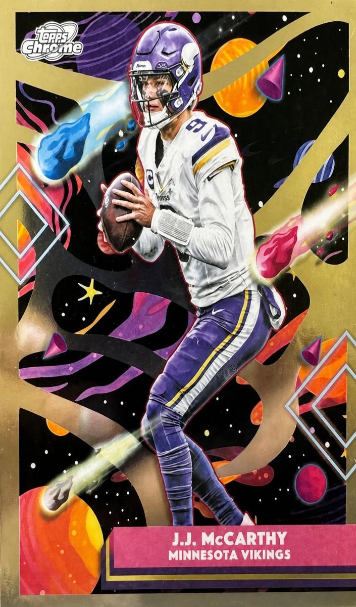 2025 Topps Cosmic Chrome Football J.J. McCarthy #63