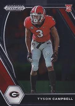 2021 Panini Prizm Draft Picks Football Tyson Campbell #155 PSA 9