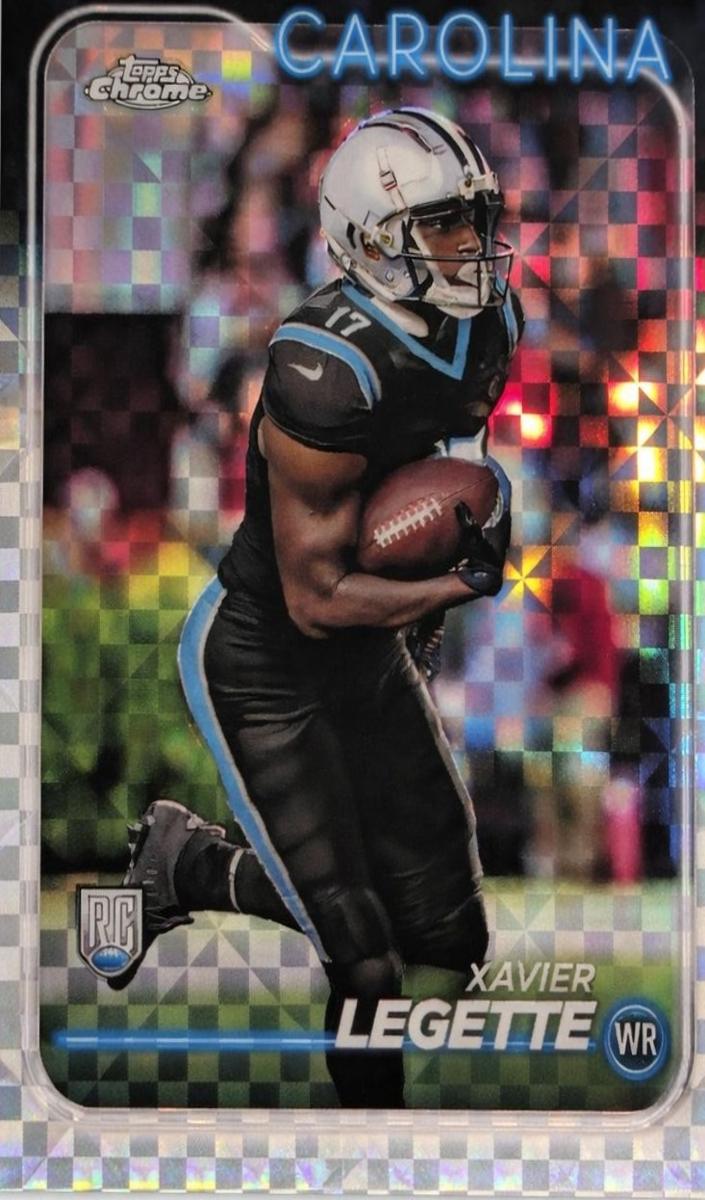 2024 Topps Chrome Football X-Fractor Xavier Legette #211