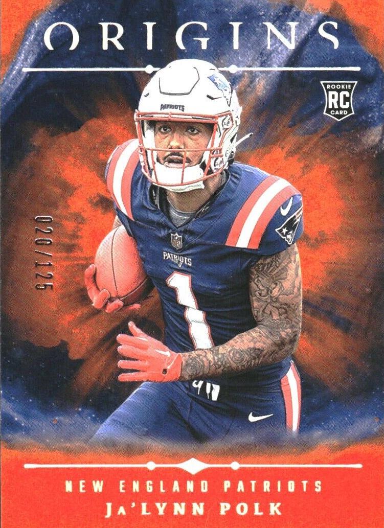 2024 Panini Origins Football Orange Ja'Lynn Polk #122
