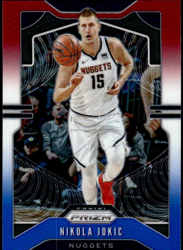 2019 Panini Prizm Basketball Red White and Blue Nikola Jokic #84 PSA 10