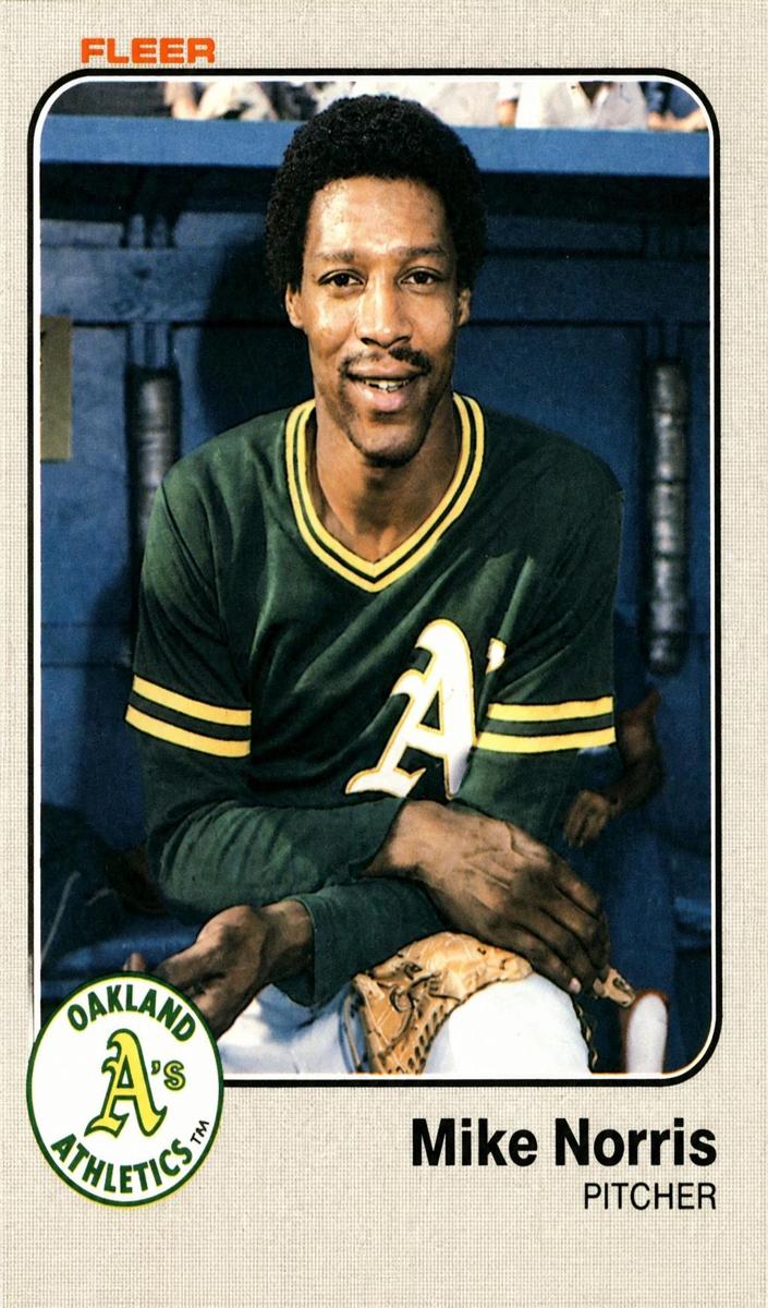 1983 Fleer Baseball Mike Norris #530