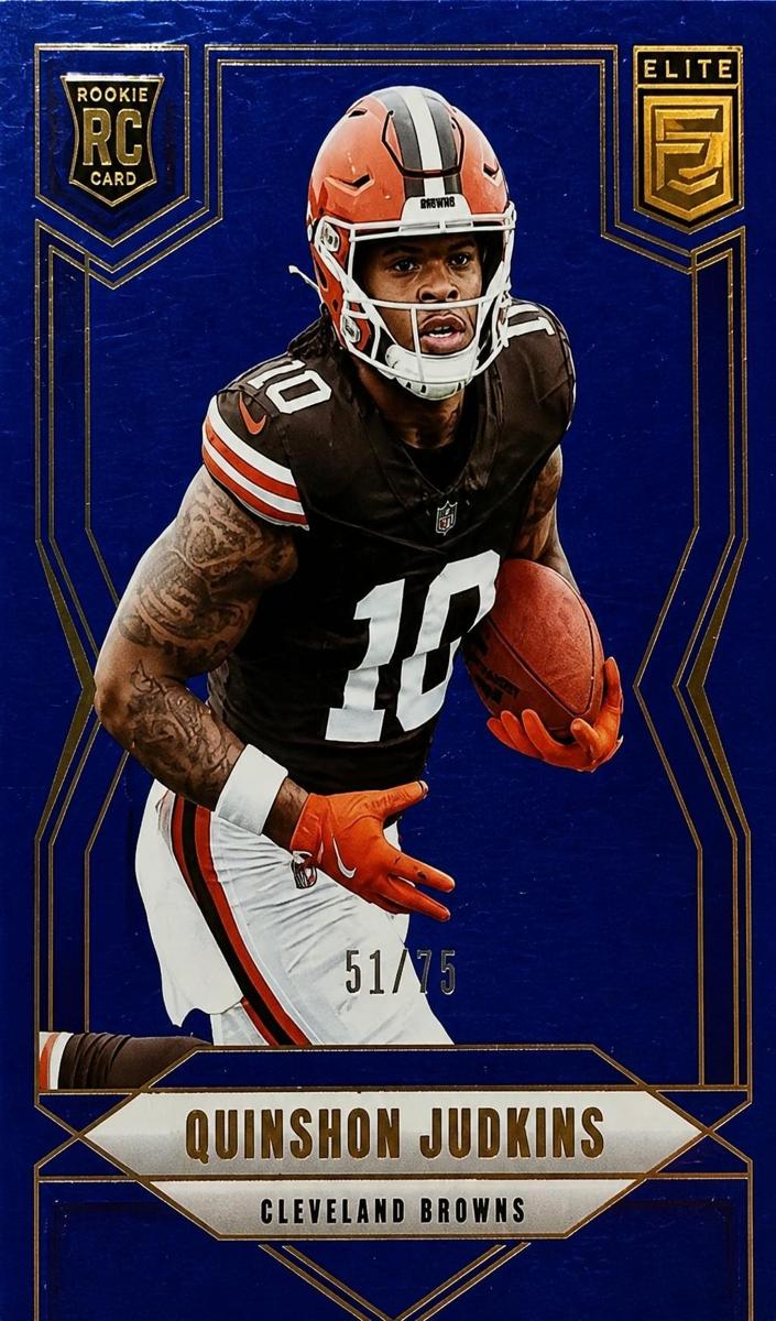 2025 Donruss Elite Football Blue Quinshon Judkins #121