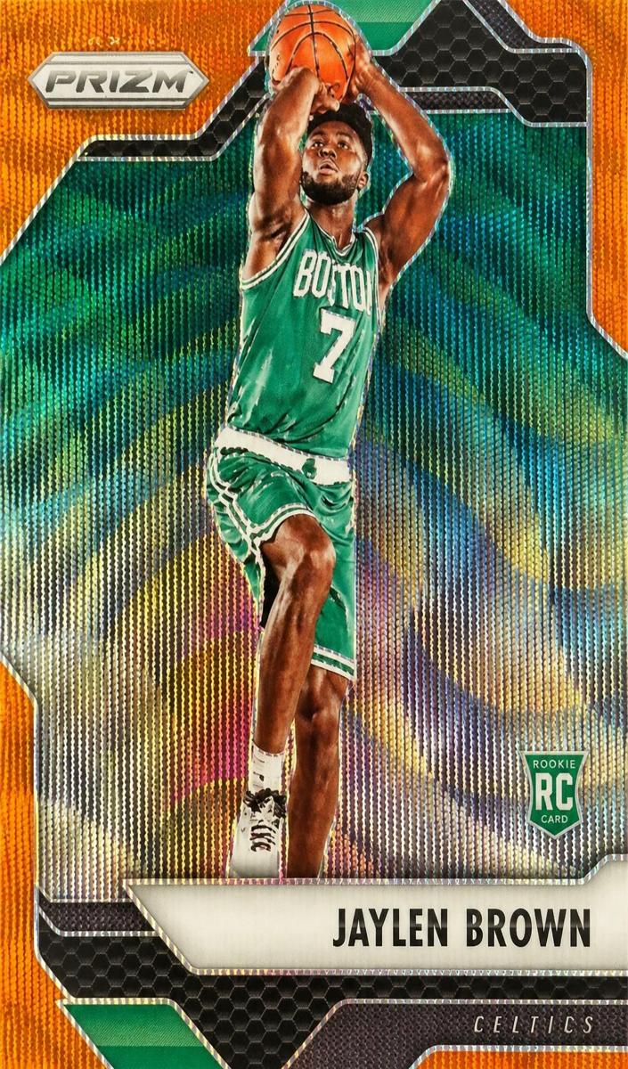 2016 Panini Prizm Basketball Orange Wave Jaylen Brown #44 BGS 9.5