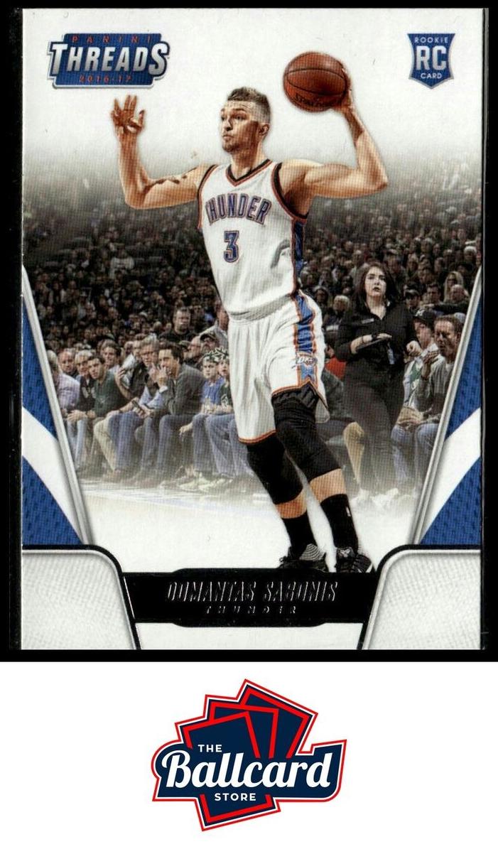 2016 Panini Threads Basketball Domantas Sabonis #151 PSA 8