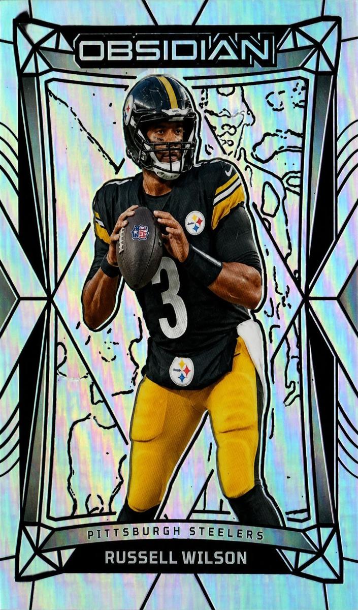 2024 Panini Obsidian Football Silver Russell Wilson #164
