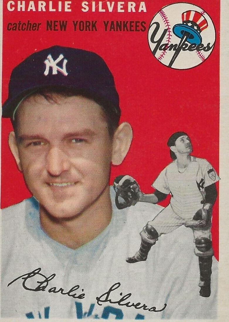 1954 Topps Baseball Charlie Silvera #96