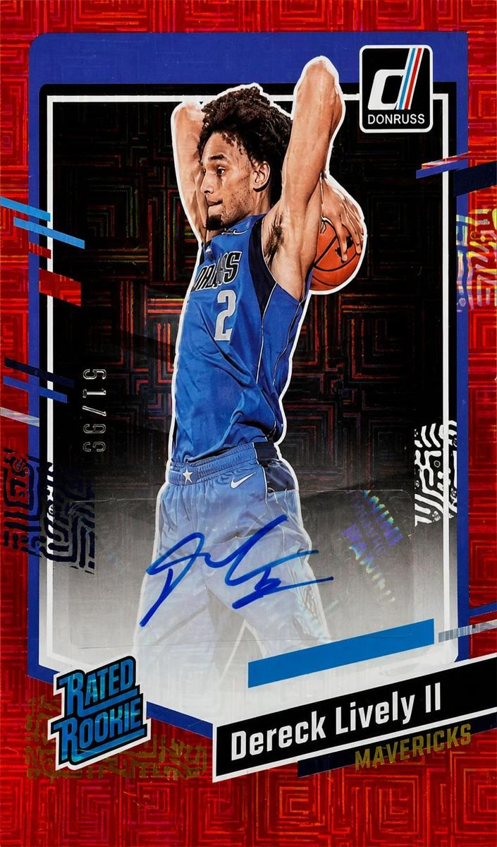 2023 Panini Donruss Basketball Choice Red Dereck Lively II #281 PSA 8.5