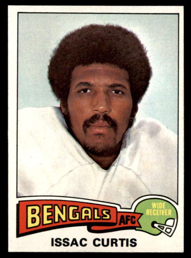 1975 Topps Football Isaac Curtis #25 PSA 9