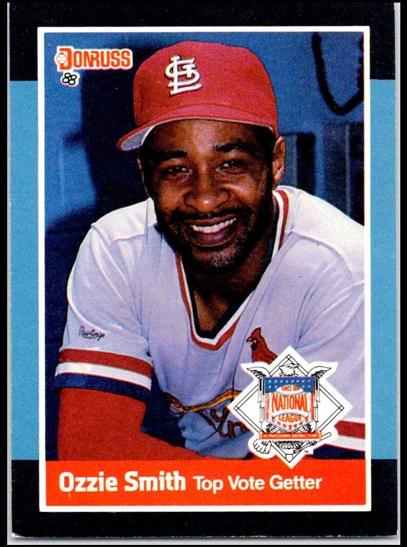 1988 Donruss Baseball Ozzie Smith #63 PSA 9