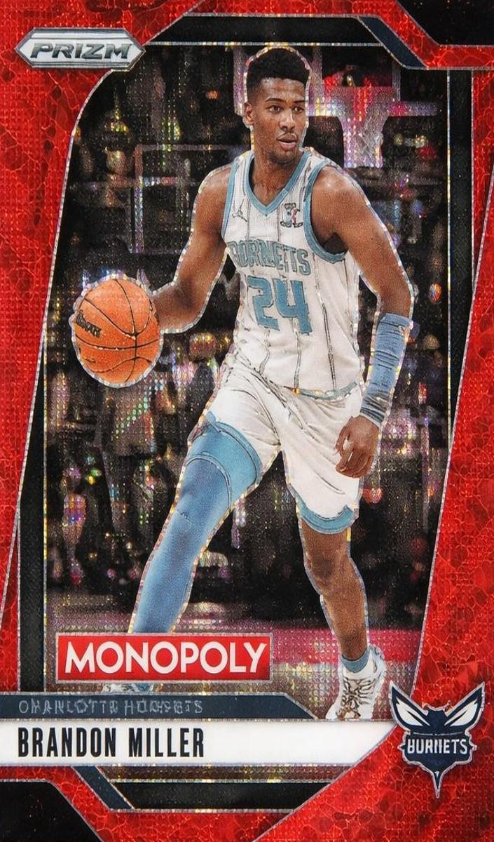 2024 Panini Mosaic Basketball Red Seismic Brandon Miller #51 PSA 10