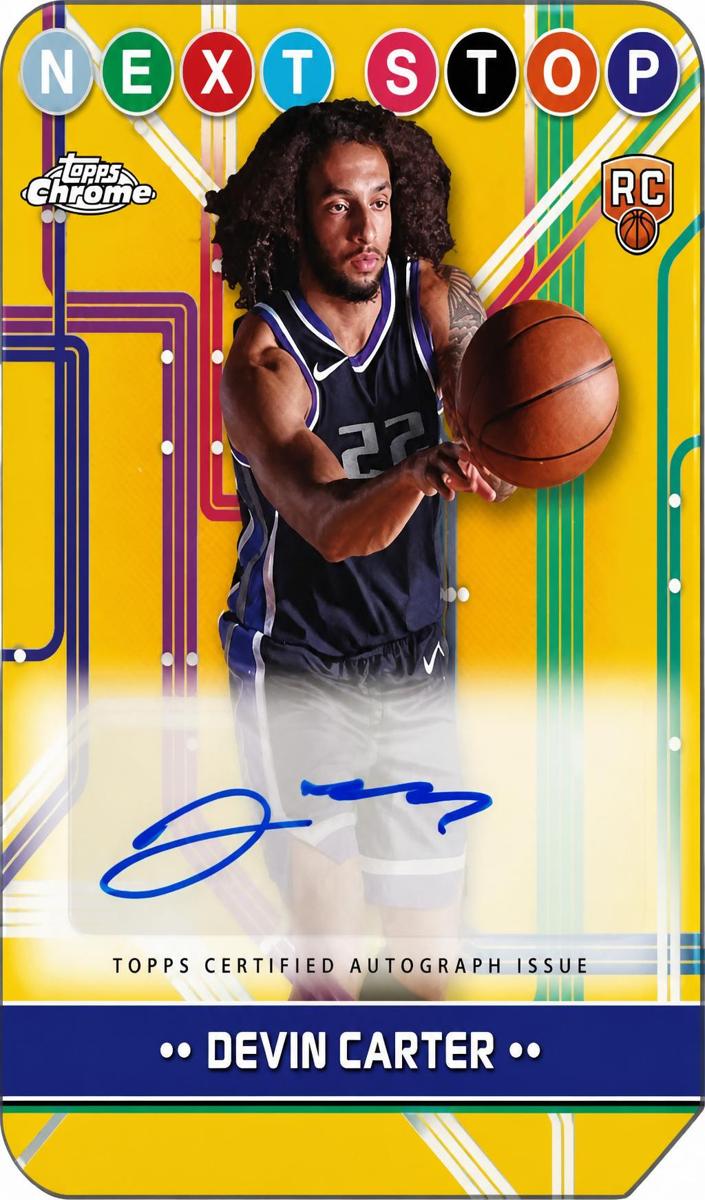 2024 Topps Chrome Basketball Devin Carter #NSS-DC PSA 10