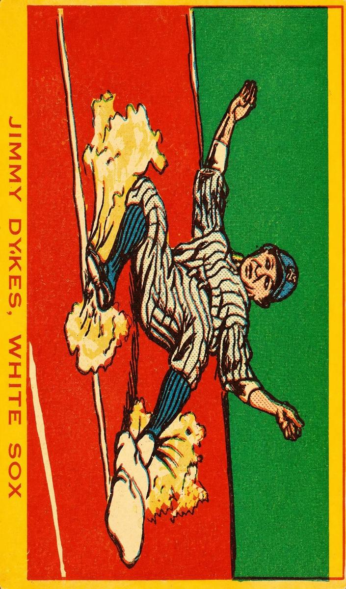 1933 Eclipse Import Baseball Jimmy Dykes #410 PSA AUTH