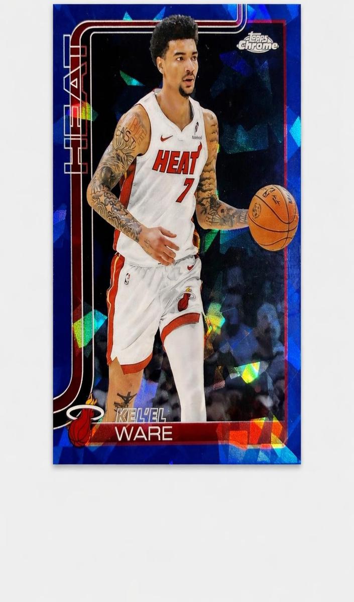 2025 Topps Chrome Sapphire Basketball Kel'el Ware #129