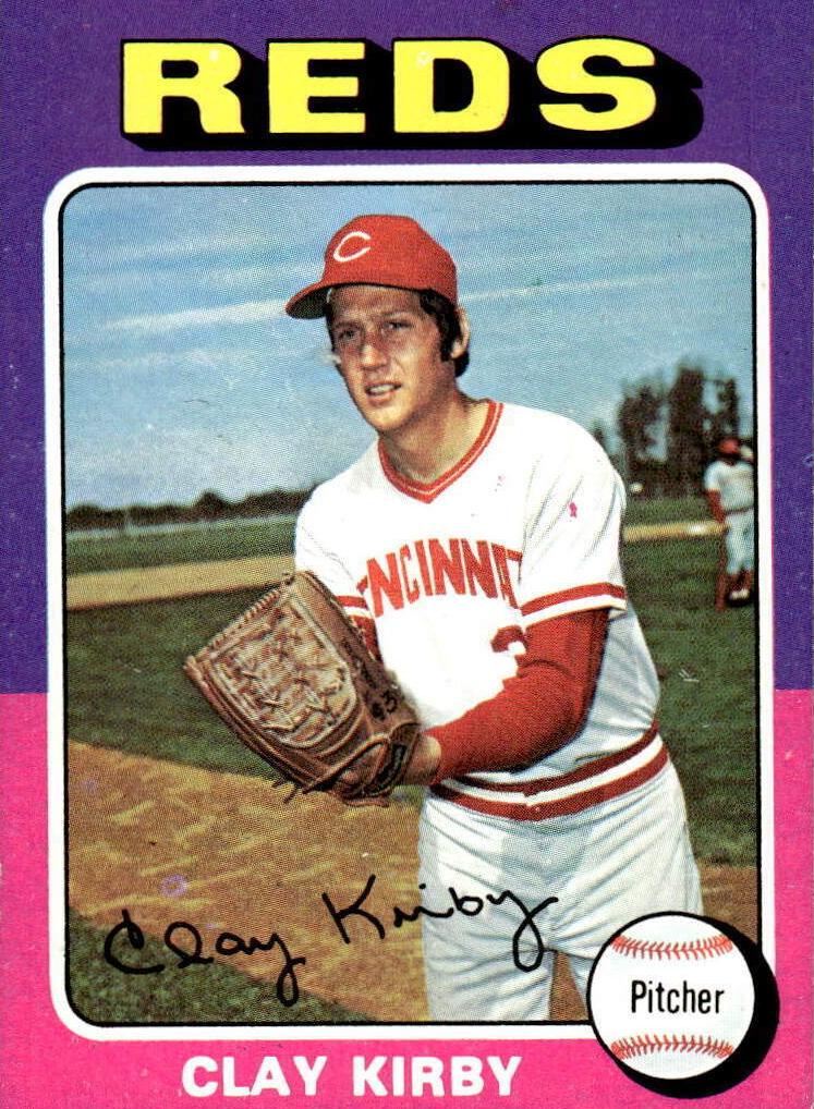 1975 Topps Baseball Clay Kirby #423