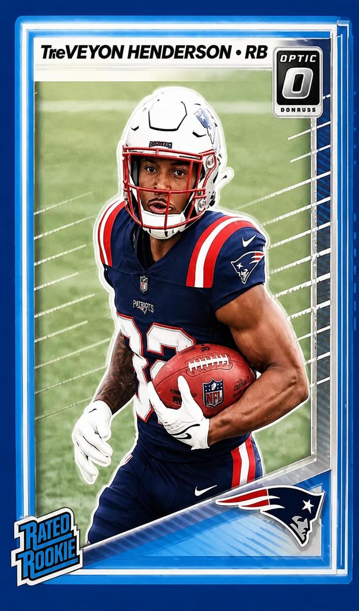 2025 Donruss Optic Football Blue TreVeyon Henderson #248