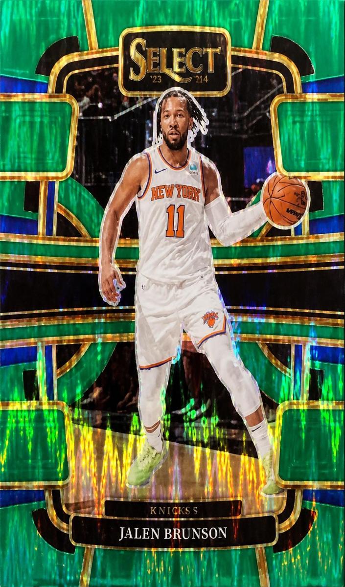 2023 Panini Select Basketball Green Wave Jalen Brunson #7