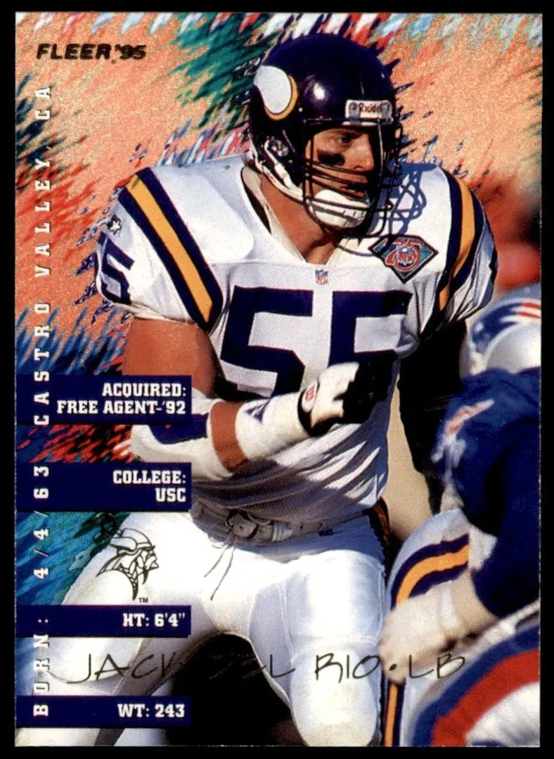 1995 Fleer Football Jack Del Rio #232