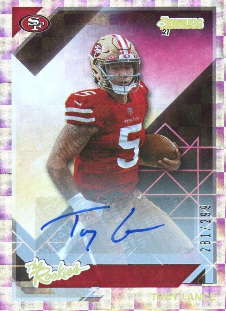 2021 Panini Donruss Football Trey Lance #TR-TLA PSA 9
