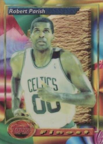 1993 Topps Finest Basketball Refractor Robert Parish #39 PSA 9