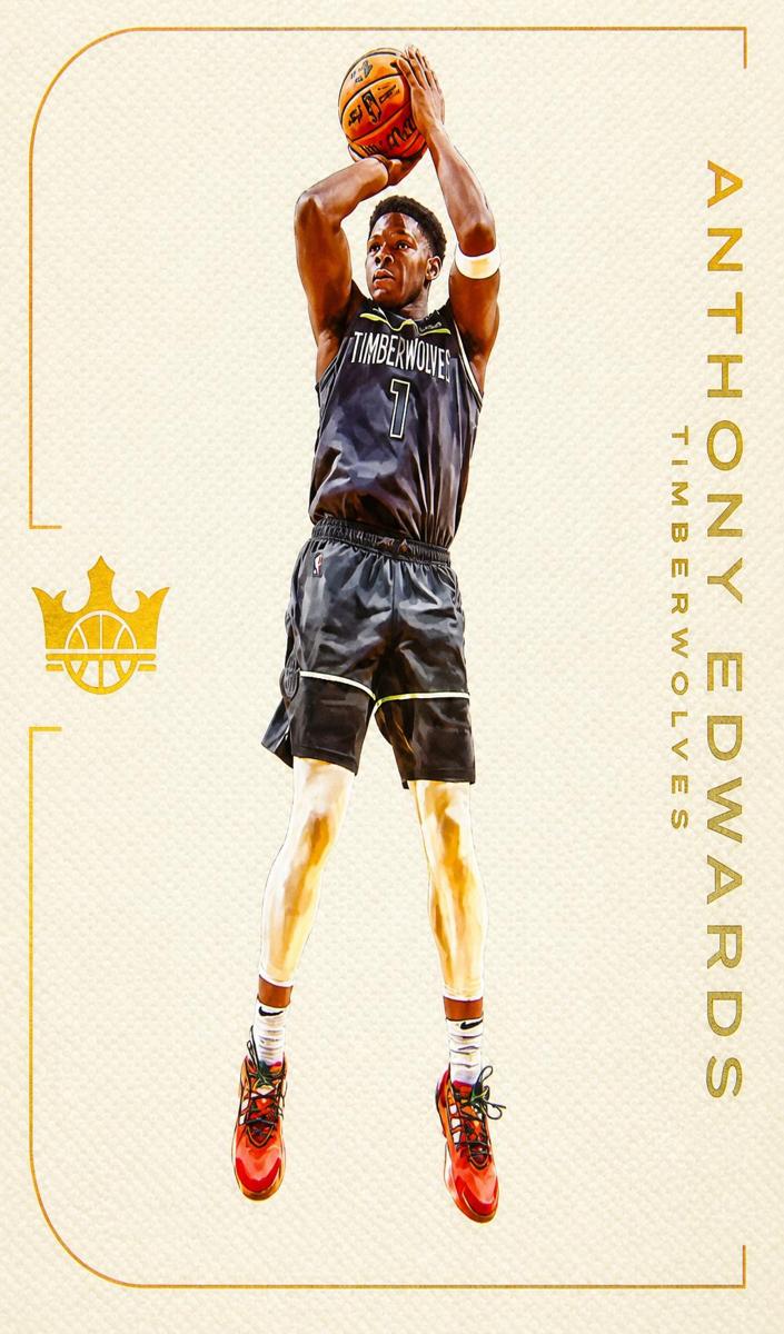 2022 Panini Court Kings Basketball Anthony Edwards #1