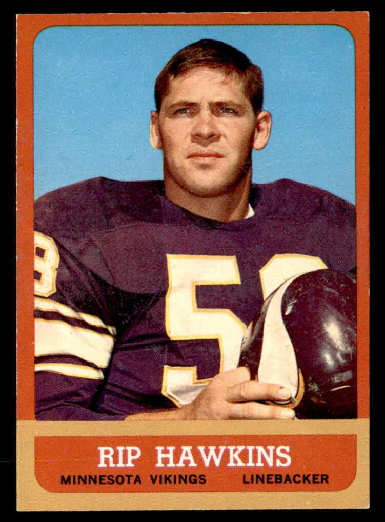 1963 Topps Football Rip Hawkins #106 PSA 8