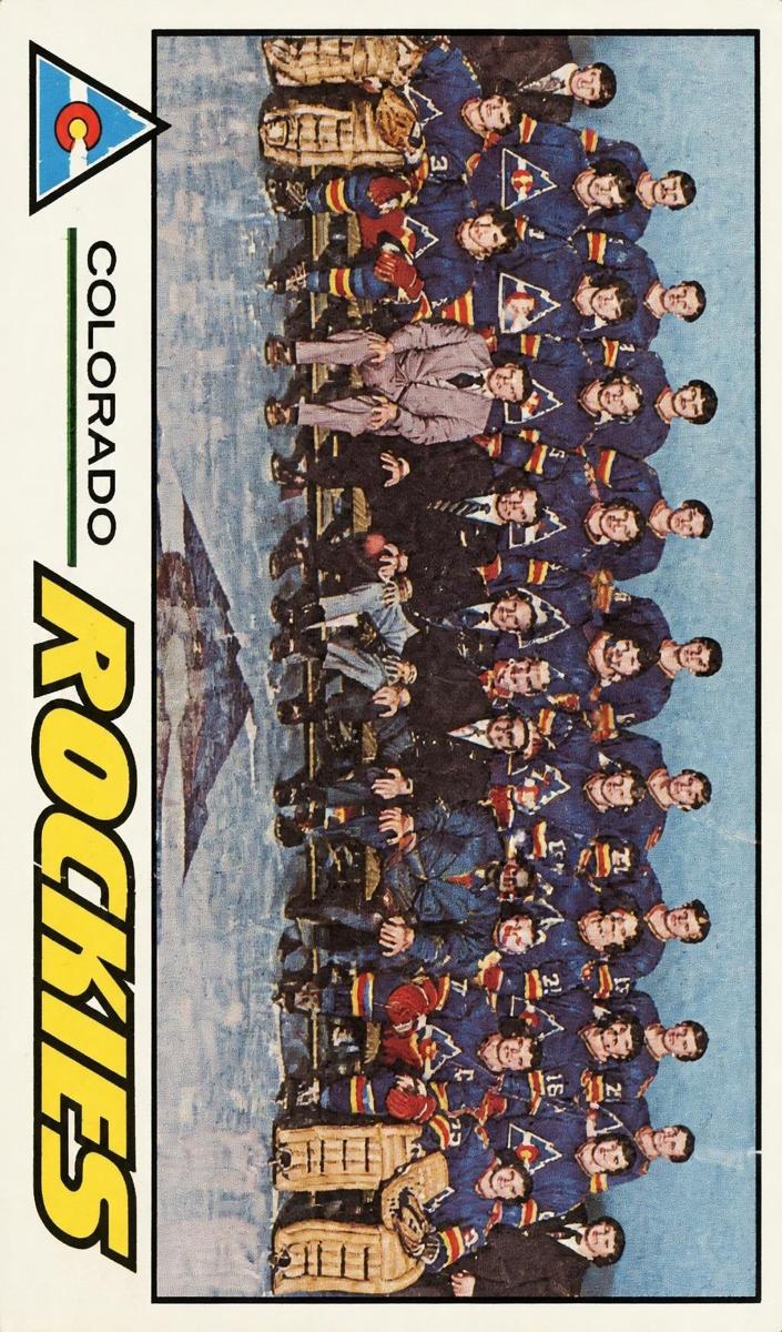 1977 Topps Hockey Rockies Team #76
