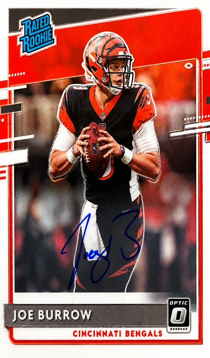2020 Donruss Optic Football Joe Burrow #151 PSA 10