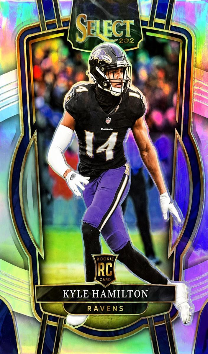 2022 Panini Select Football Silver Prizm Kyle Hamilton #294 PSA 9