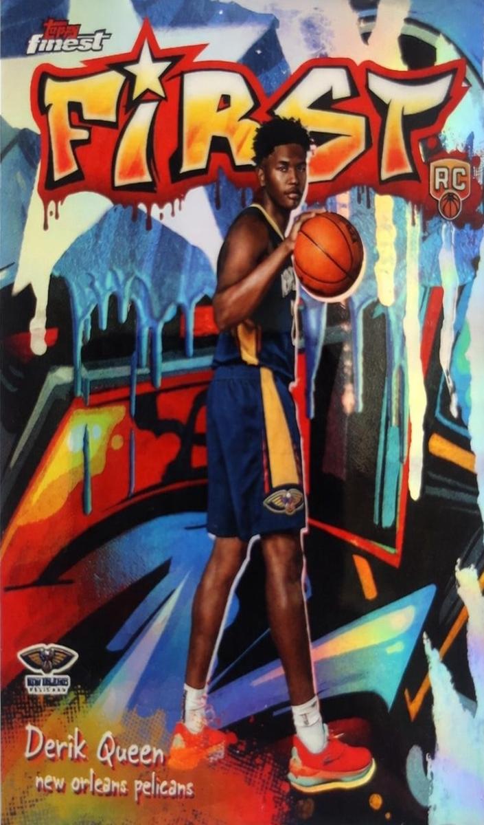 2025 Topps Finest Basketball Refractor Derik Queen #F-13