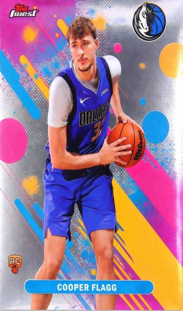 2025 Topps Finest Basketball Cooper Flagg #1 PSA 10
