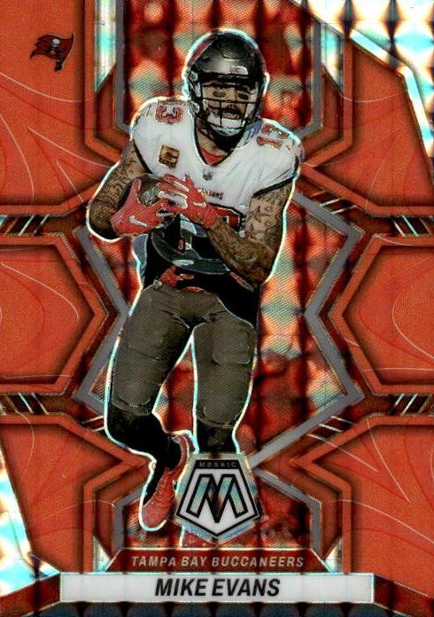 2022 Panini Mosaic Football Reactive Orange Mike Evans #184 PSA 9