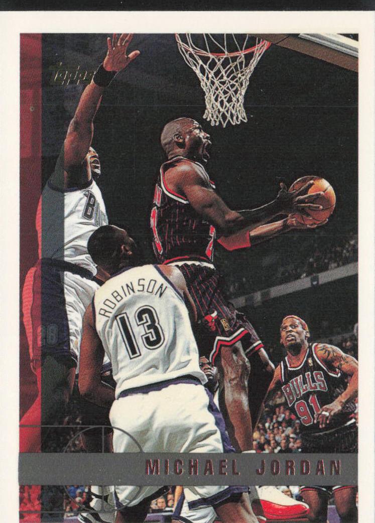 1997 Topps Basketball Michael Jordan #123 PSA 9