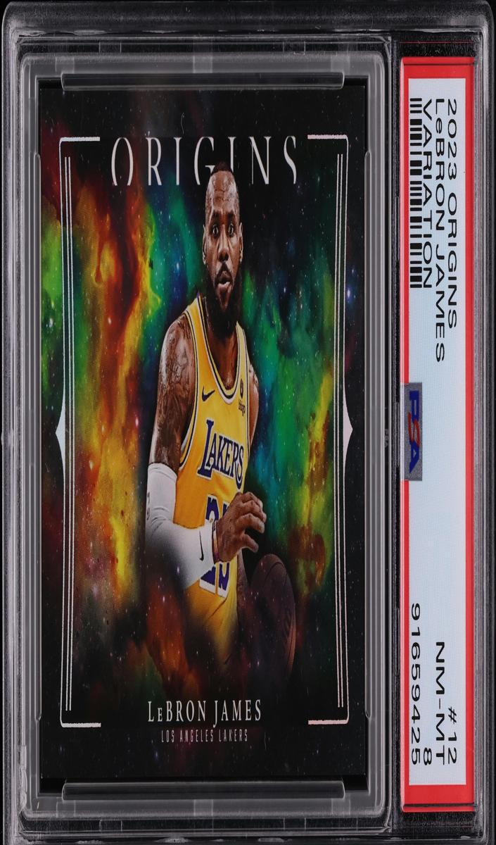 2023 Panini Origins Basketball LeBron James #12 PSA 8