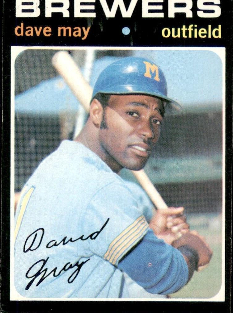 1971 Topps Baseball Dave May #493