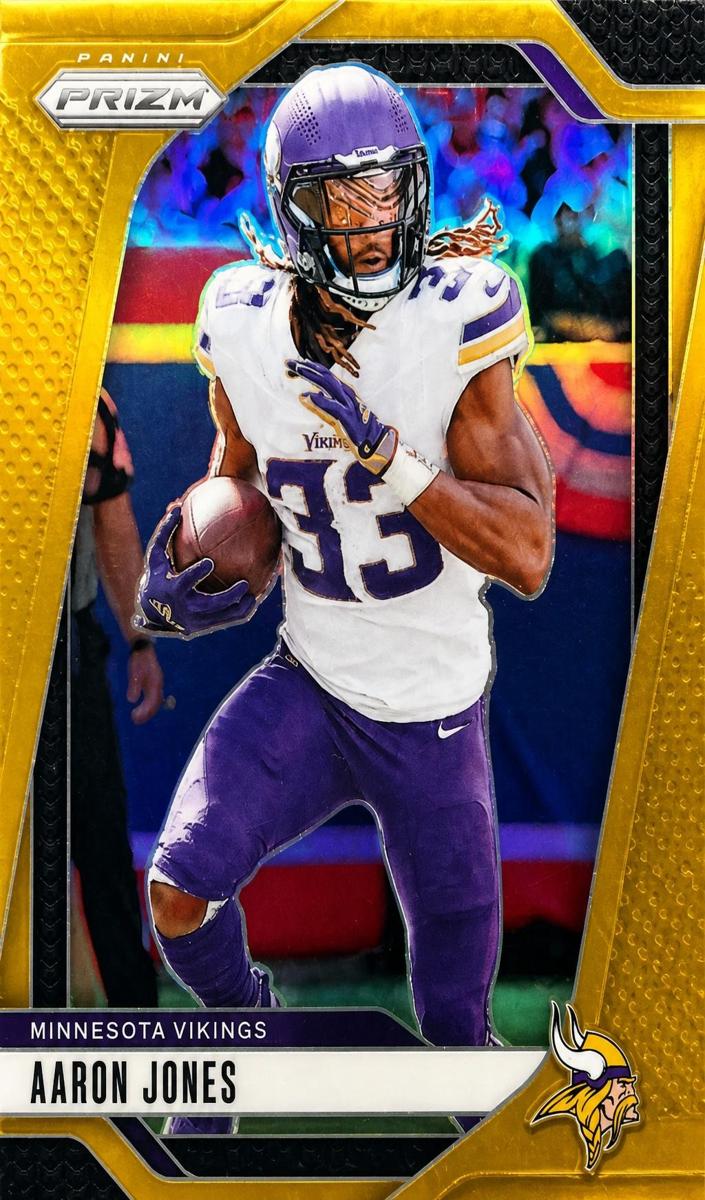 2024 Panini Prizm Football Gold Aaron Jones #186
