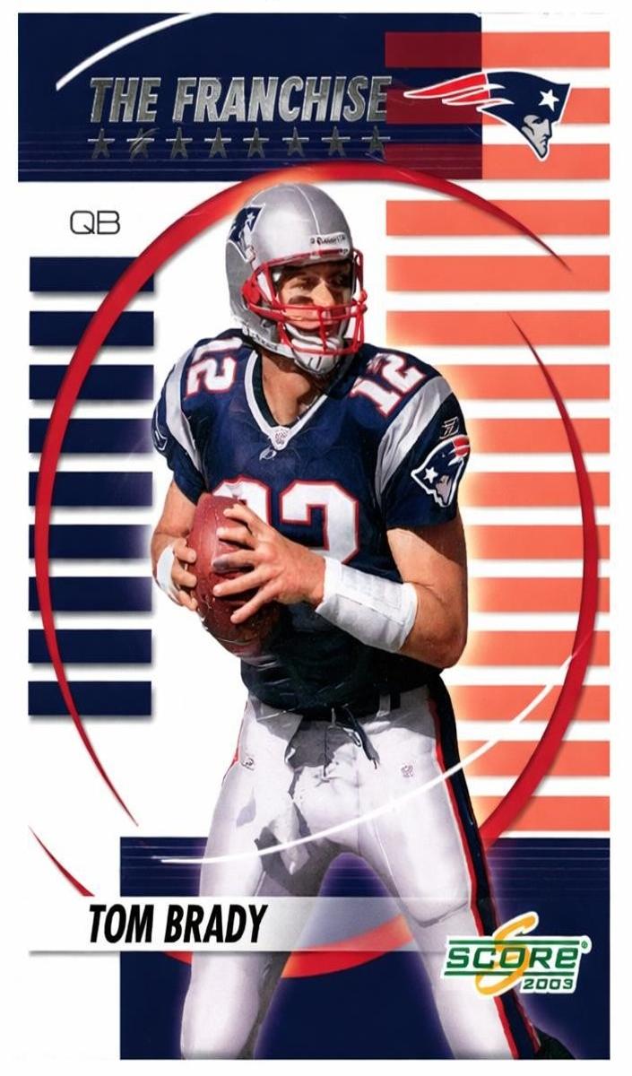 2003 Score Football Tom Brady #TF-19 PSA 9