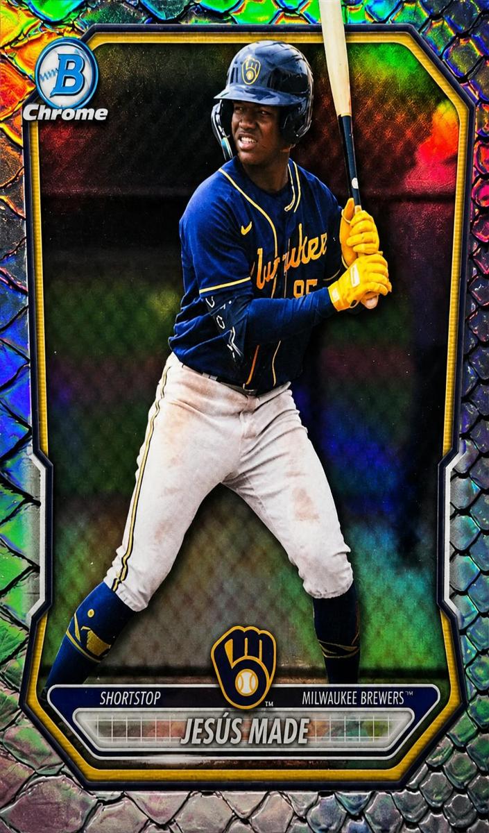 2026 Bowman Baseball Reptilian Refractor Jesus Made #BCP-96 RAW Ungraded