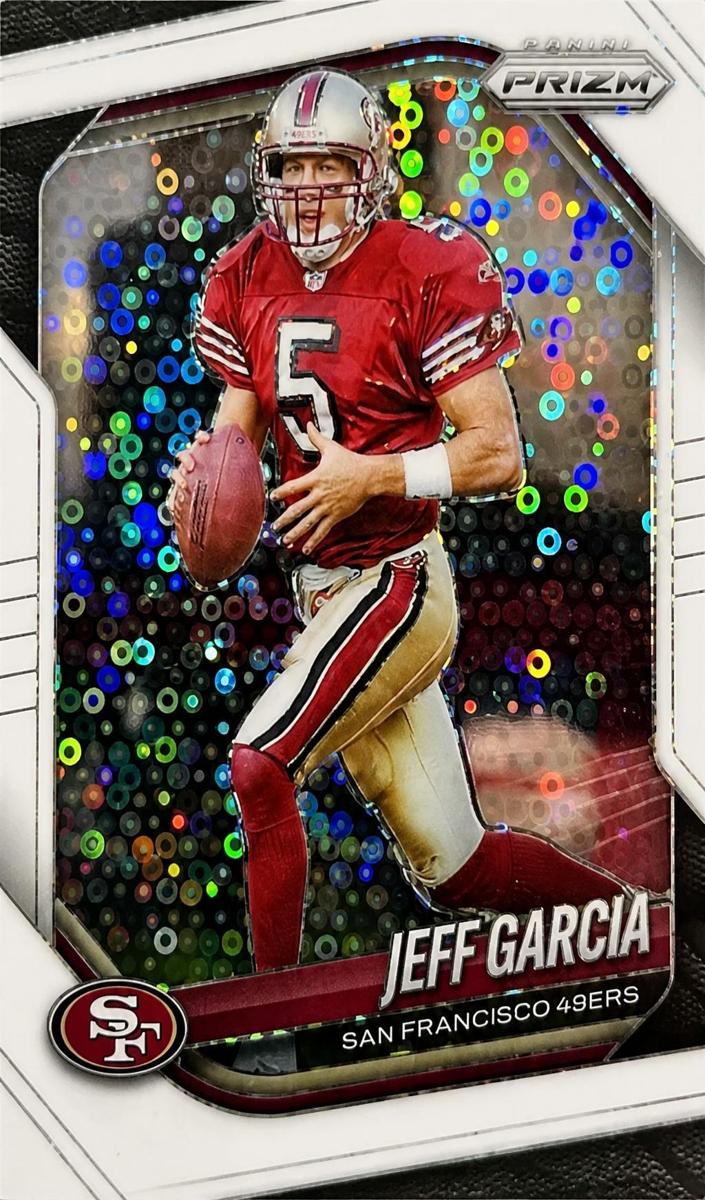 2025 Panini Prizm Football White Disco Jeff Garcia #267