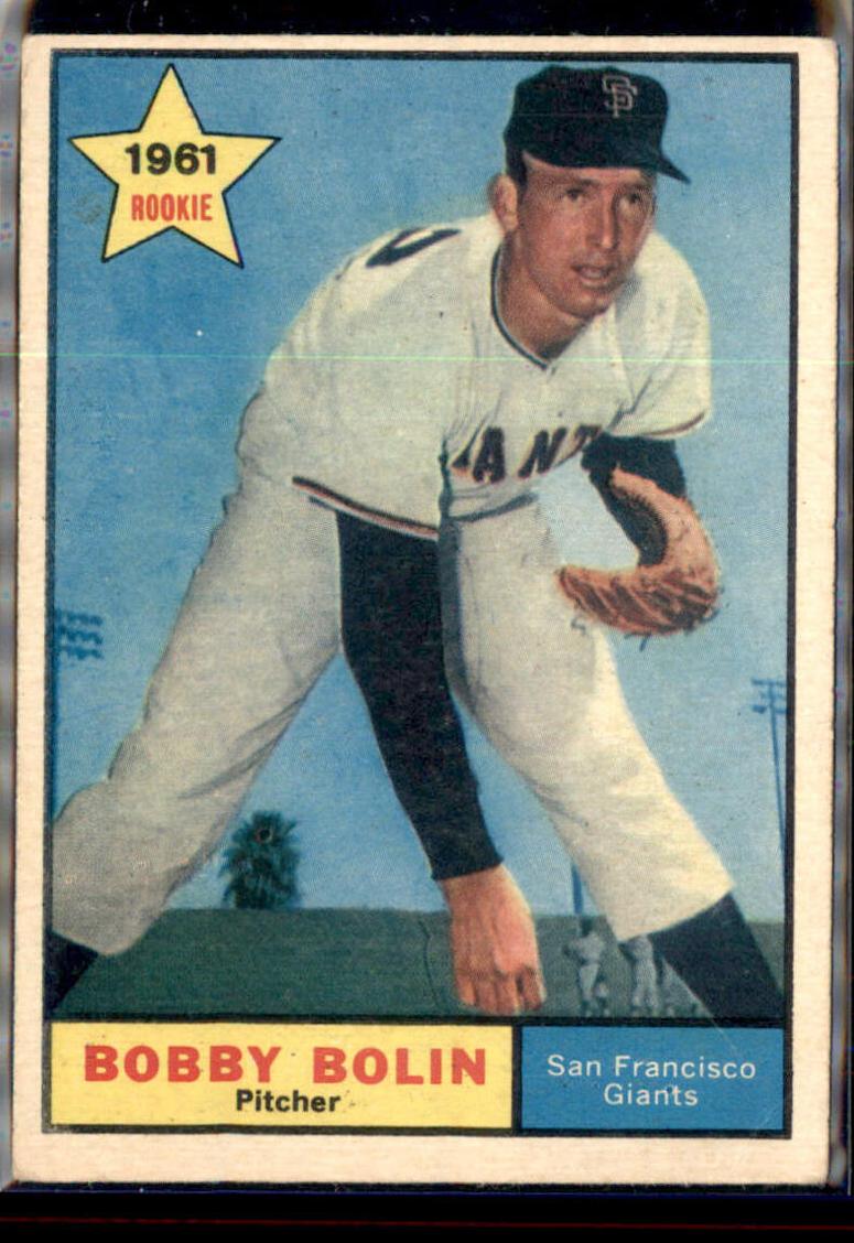 1961 Topps Baseball Bobby Bolin #449