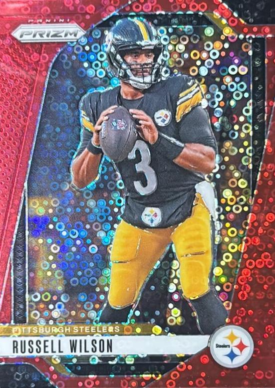 2024 Panini Prizm Football No Huddle Red Russell Wilson #240