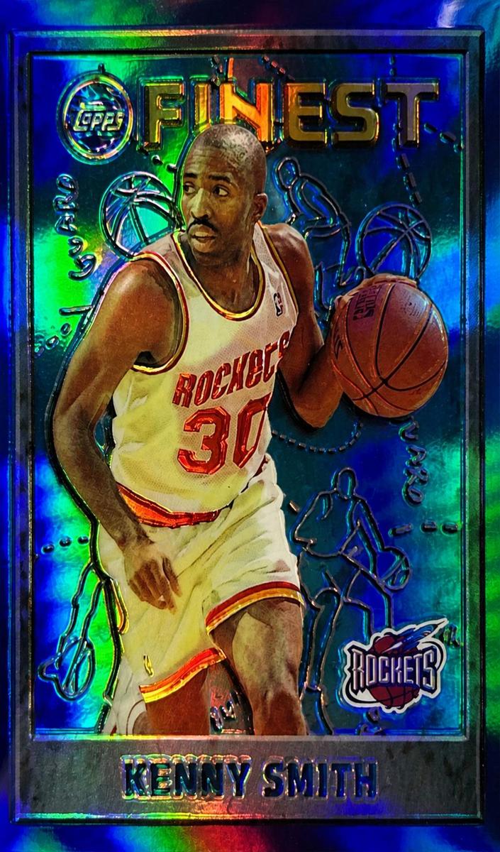 1995 Topps Finest Basketball Refractor Kenny Smith #37 PSA 10