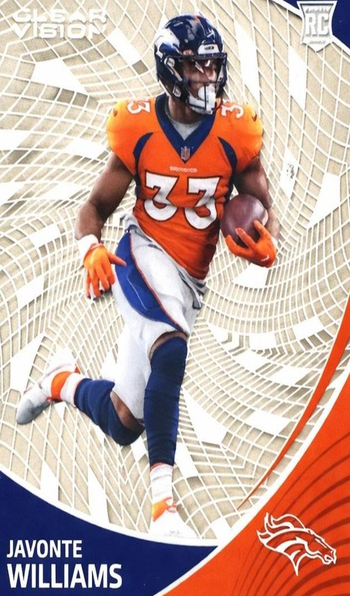 2021 Panini Chronicles Football Javonte Williams #CVR-18 CSG 9.5