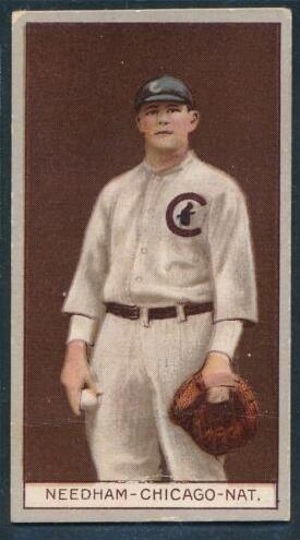 1912 American Tobacco Company Brown Background T207 Baseball Thomas Needham #NNO PSA 2