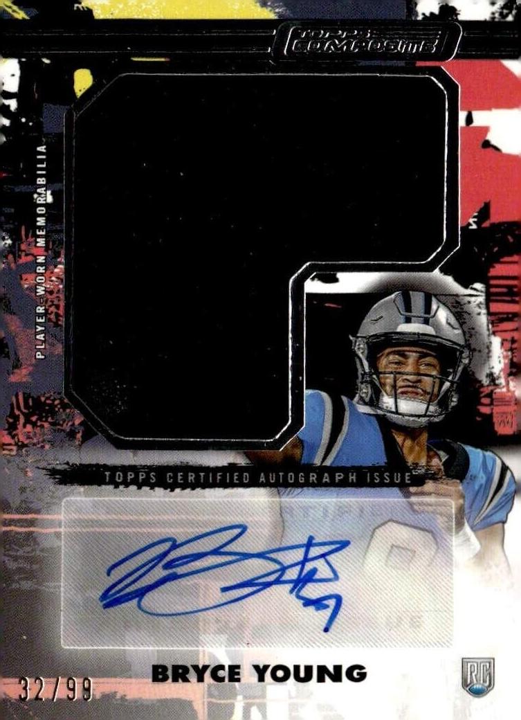 2023 Topps Composite Football Bryce Young #CJPAV-BY SGC 8.5