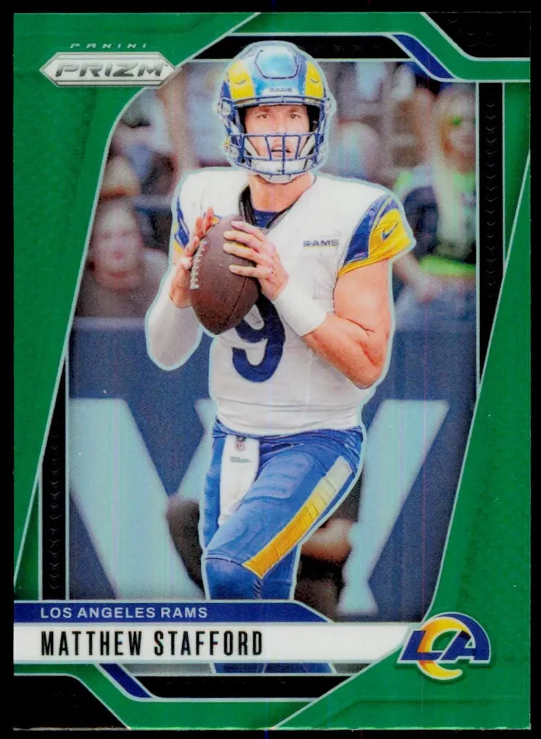 2024 Panini Prizm Football Green Matthew Stafford #166