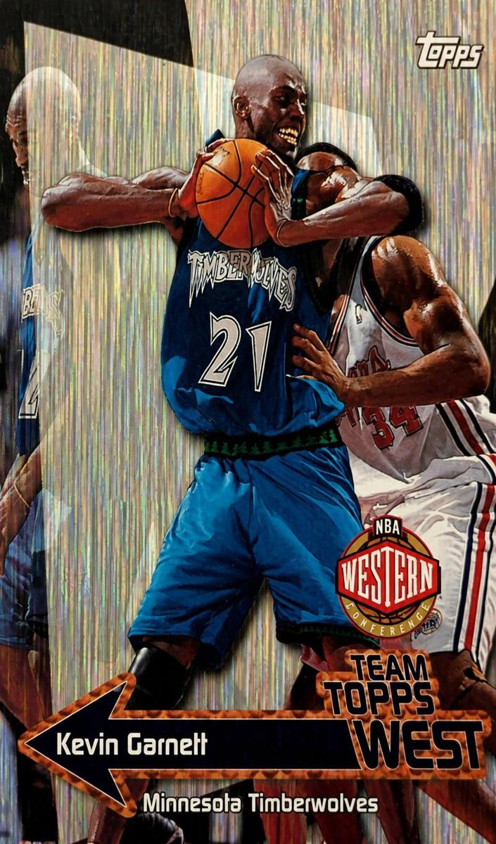 1999 Topps Basketball Kevin Garnett #TT5 PSA 9