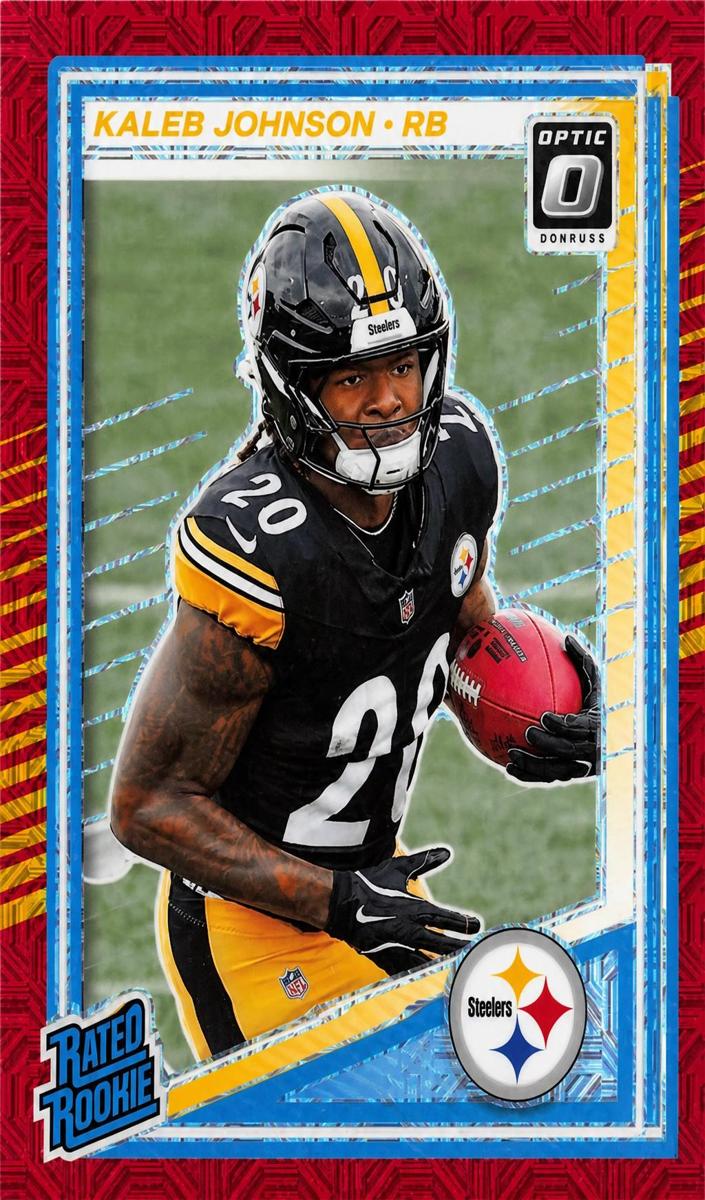 2025 Donruss Optic Football Red Mojo Kaleb Johnson #232
